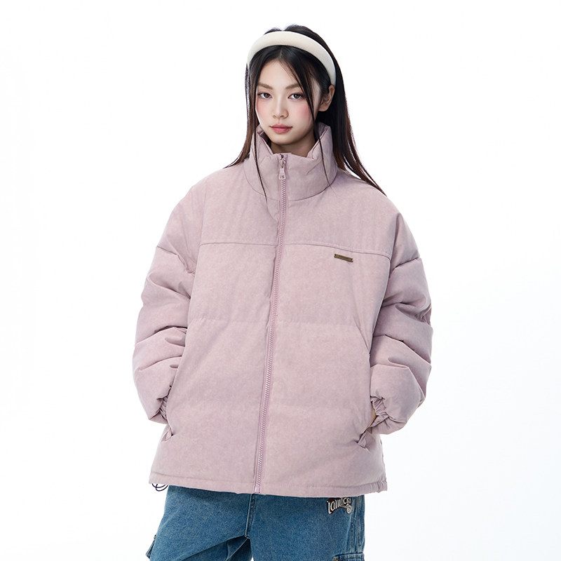 LAMLICKA潮牌美式立领面包服外套男冬季加厚保暖短款百搭宽松棉服