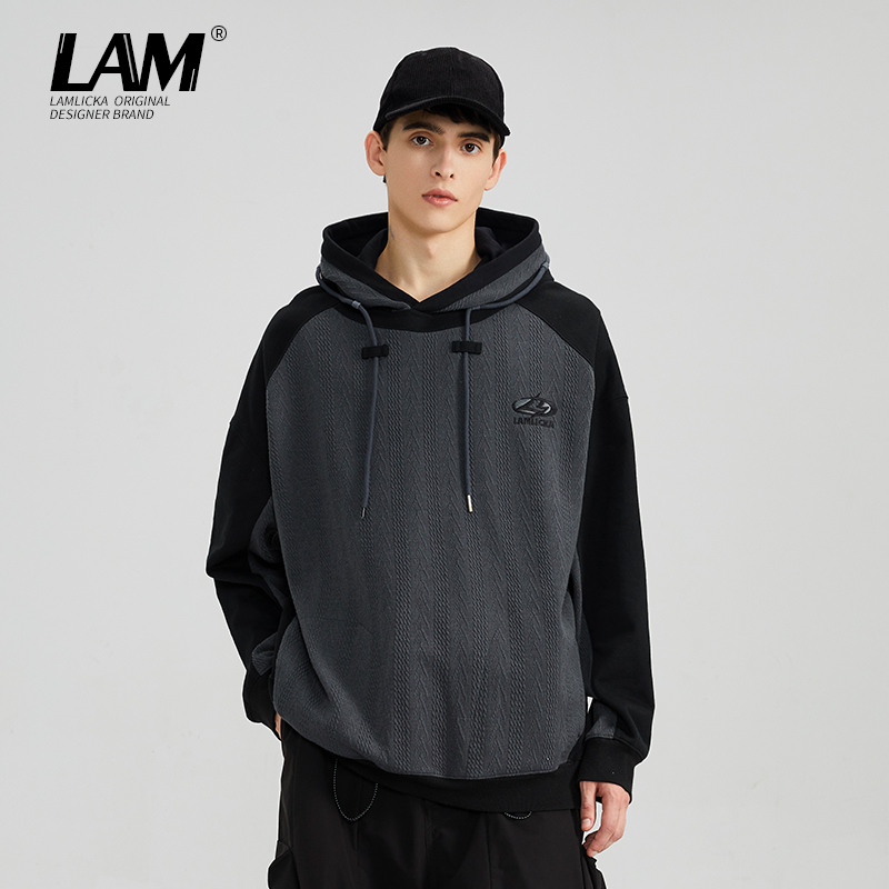 LAMLICKA无性别潮牌薄款卫衣