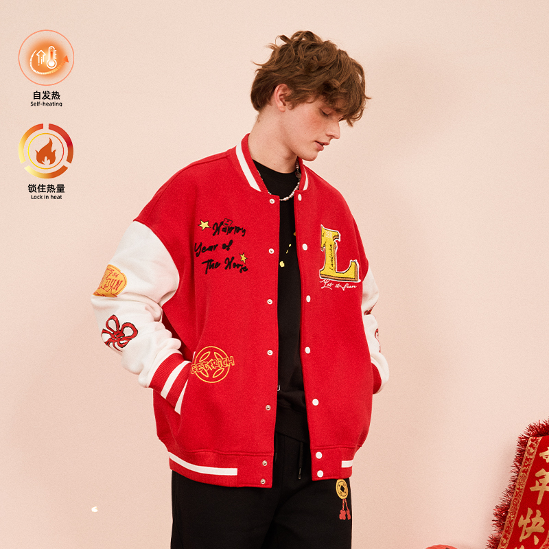 LAMLICKA马年贺岁款红色棒球服