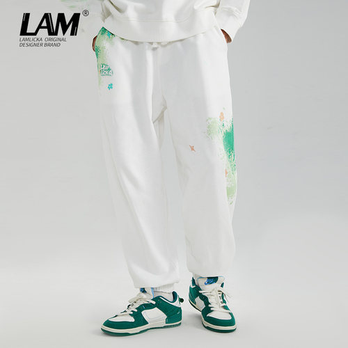 LAMLICKA无性别束脚休闲长裤