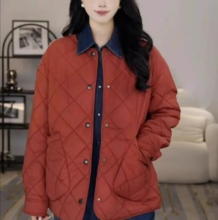 AMAS{专柜哥家}商场同款宽松保暖羽绒服新雪丽棉服短外套5400730