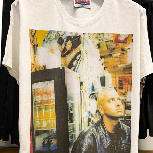 埃米纳姆eminem美国说唱歌手印花短袖嘻哈hippop高街T恤短袖上衣