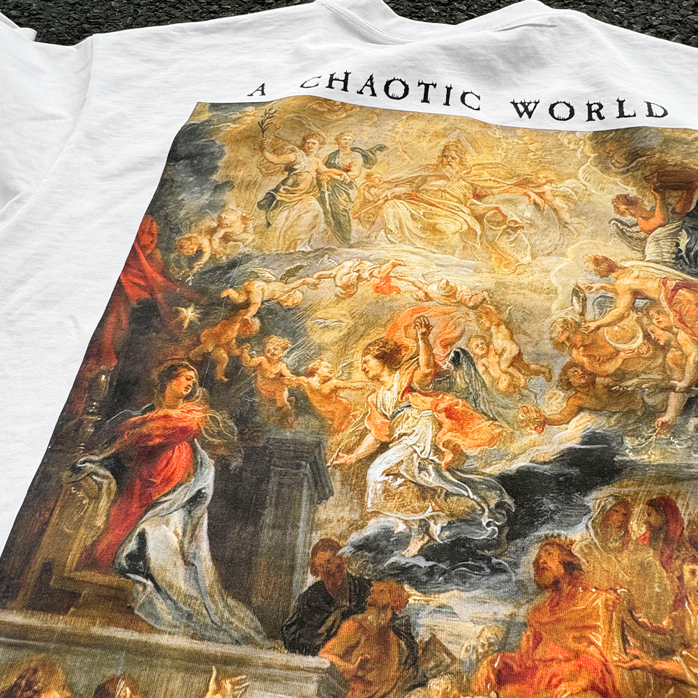 Weirdstory A Chaotic World混乱的世界Art经典欧美原创短袖