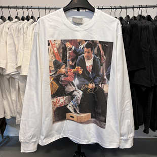 冒牌老爸Big Daddy复古90S电影艺术T恤重磅圆领tee无性别日常长袖