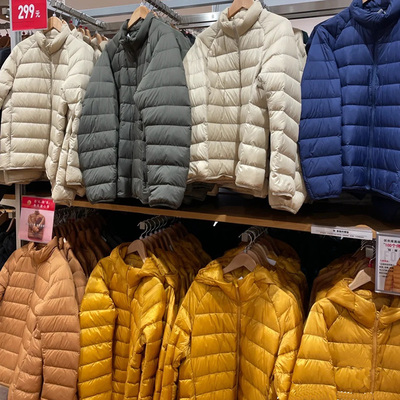 专柜正品连帽便携轻薄连帽羽绒服