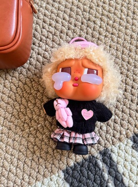 【仅娃衣】泡跑玛特crybaby娃衣眼泪工厂哭娃针织毛衣裙套装配饰