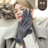 南极人 Мужские зимние утепленные милые нескользящие удерживающие тепло перчатки