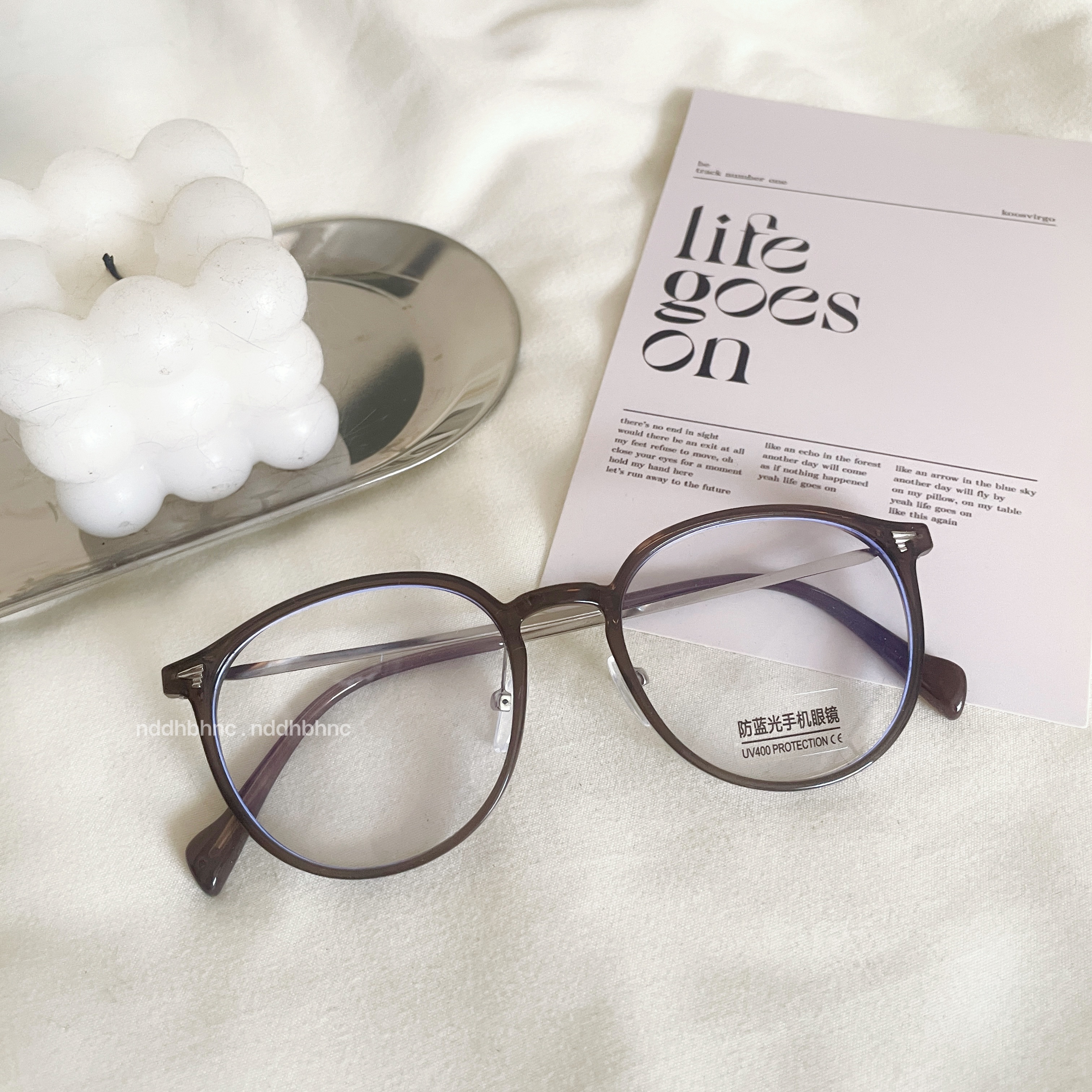 nddhbhnc·经典茶棕色 超轻材质可配度数眼镜近视框架眼镜
