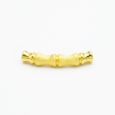 18k金竹节弯管配件  不脱模【WT0192】