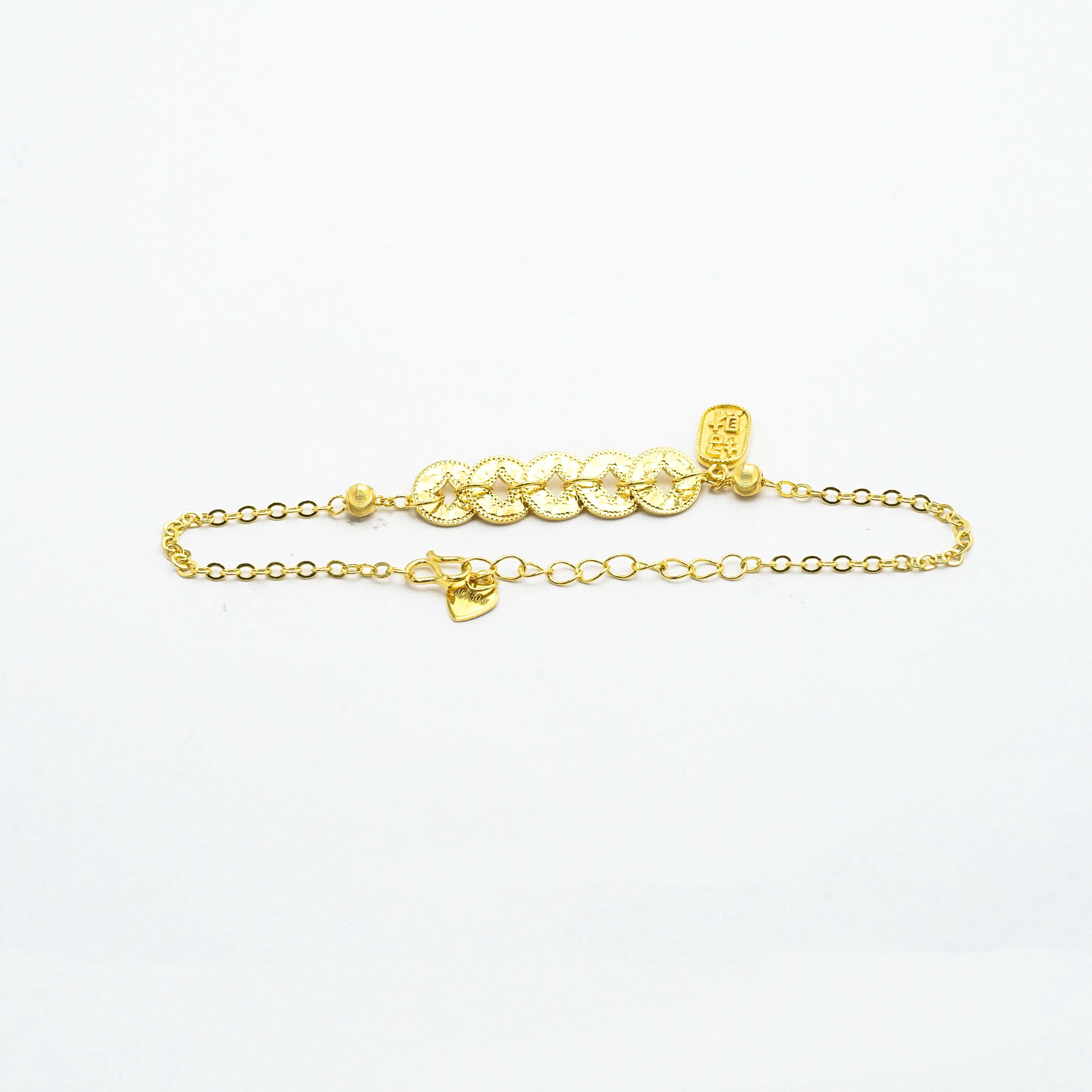 【店铺专属】18k金五帝币手链轻奢小众高级感【WT0353】 不脱模