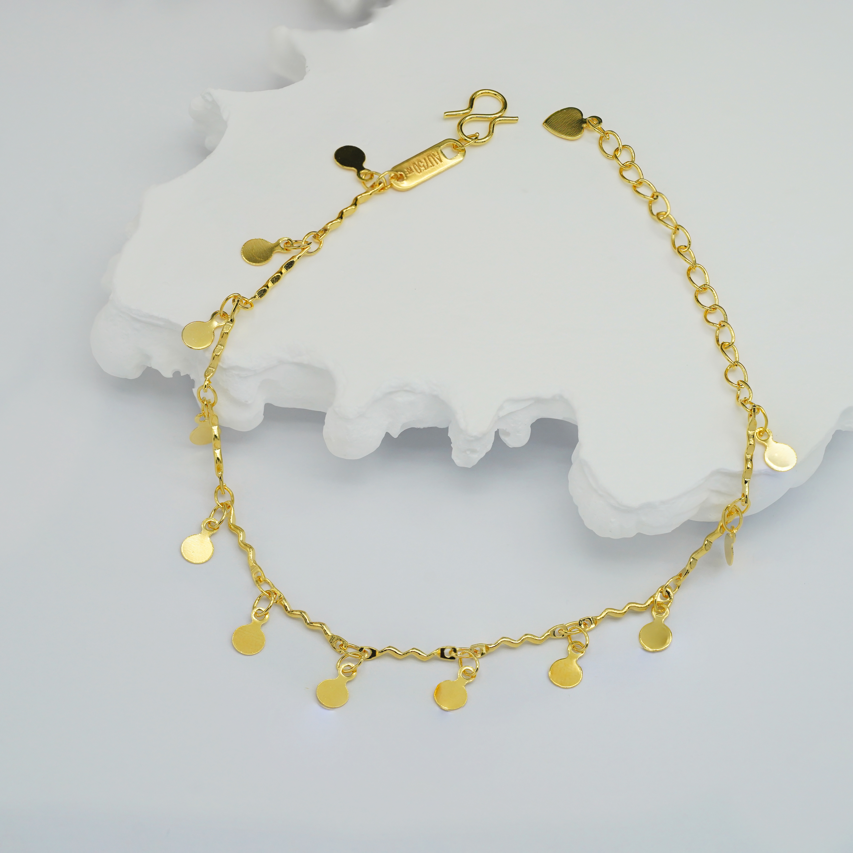 18k金波光粼粼手链   不脱模【WT0463】