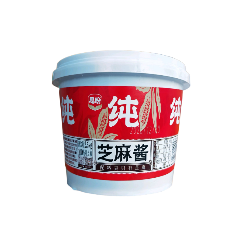 思盼纯芝麻酱火锅蘸食拌菜凉皮凉面2.5kg*1桶麻辣烫冒菜爆肚羊汤