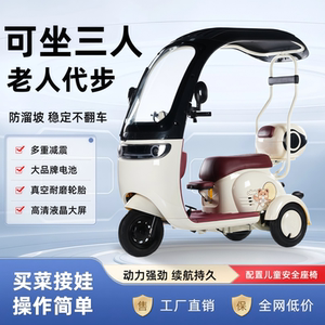 家用电动三轮车小型封闭一体带棚