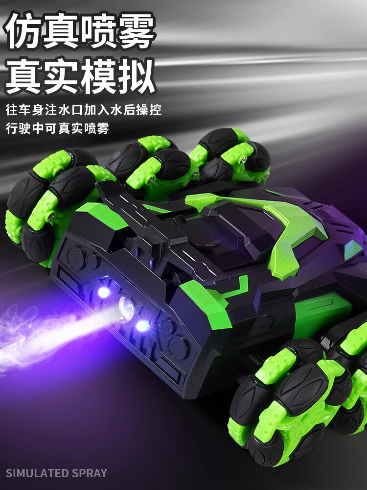 4 륜 구동 오프로드 전기 변형 원격 제어 자동차 드리프트 어린이 탱크 장난감 롤링 스턴트 등반 레이싱 소년