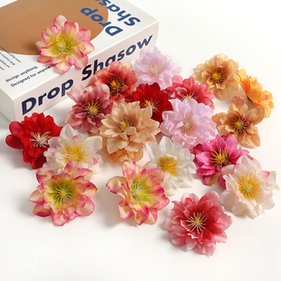牡丹仿真花假花绢花 diy手工花环头饰帽子配件装饰材料 服饰辅料