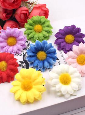 韩式仿真太阳花菊花 DIY手工制作材料 头饰花环婚庆礼盒装饰配件