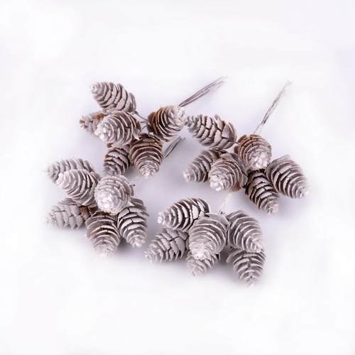 DIY松果仿真礼盒手工制作假花