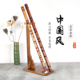 笛箫展示架巴乌尺八架子刀剑架剑托 葫芦丝架 楠竹古典立式 笛子架