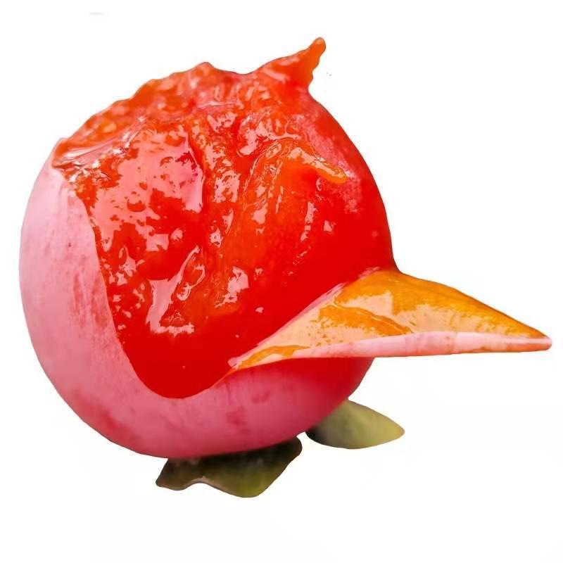 陕西临潼火晶柿子新鲜软蜜甜火罐小柿子特产应季水果产地直销