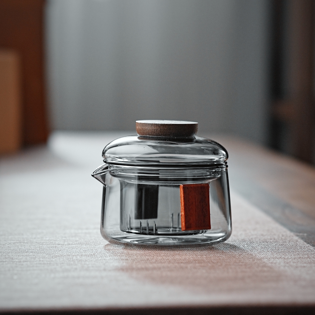 玻璃泡茶壶迷你泡茶玻璃小茶壶一人用小容量绿茶专用泡茶器图片