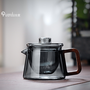 茶壶家用加厚耐高温玻璃高硼硅茶水分离冲绿茶泡花茶茶具 2025新款