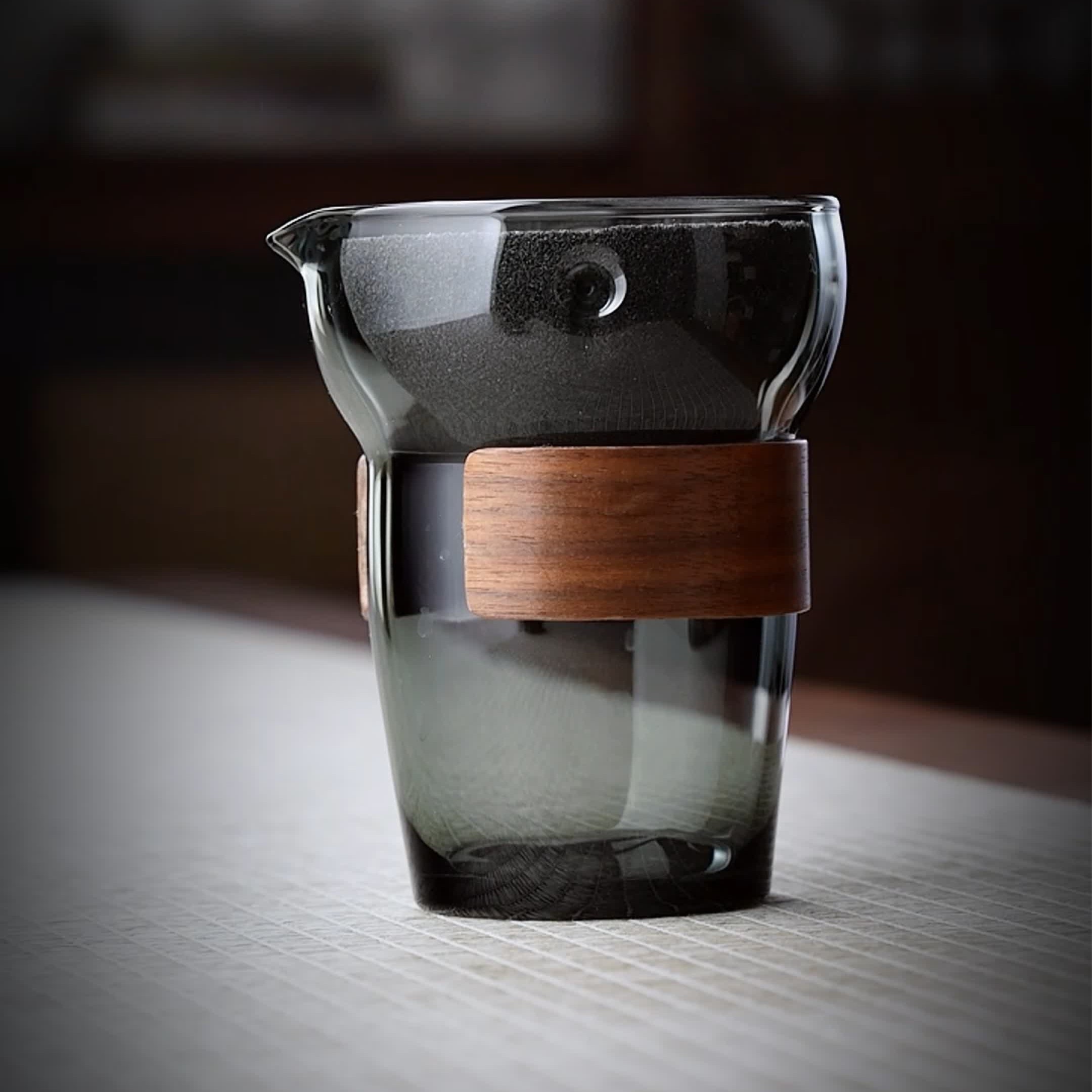 全度创意无孔过滤公道杯