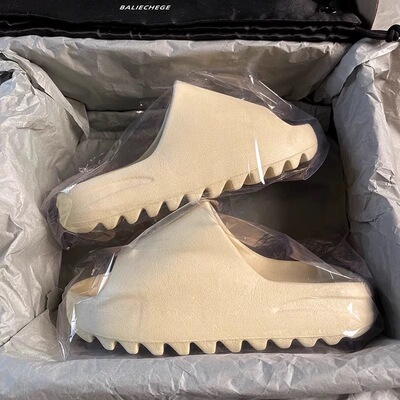 踩屎感椰子拖鞋男女夏季外穿SLIDE厚底增高居家情侣防滑沙滩YEEZY