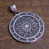 钛钢吊坠战斗民族俄罗斯首饰男士 316L不锈钢饰品 春夏T恤配饰保色