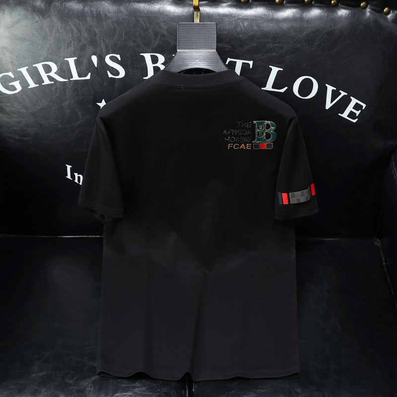 2024夏季新款高端品质丝光棉男短袖T恤微阔版QT6012AFD8534T-P80,男装T恤,阿丰达
