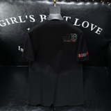 2024夏季新款高端品质丝光棉男短袖T恤微阔版QT6012AFD8534T-P80，男装T恤，阿丰达