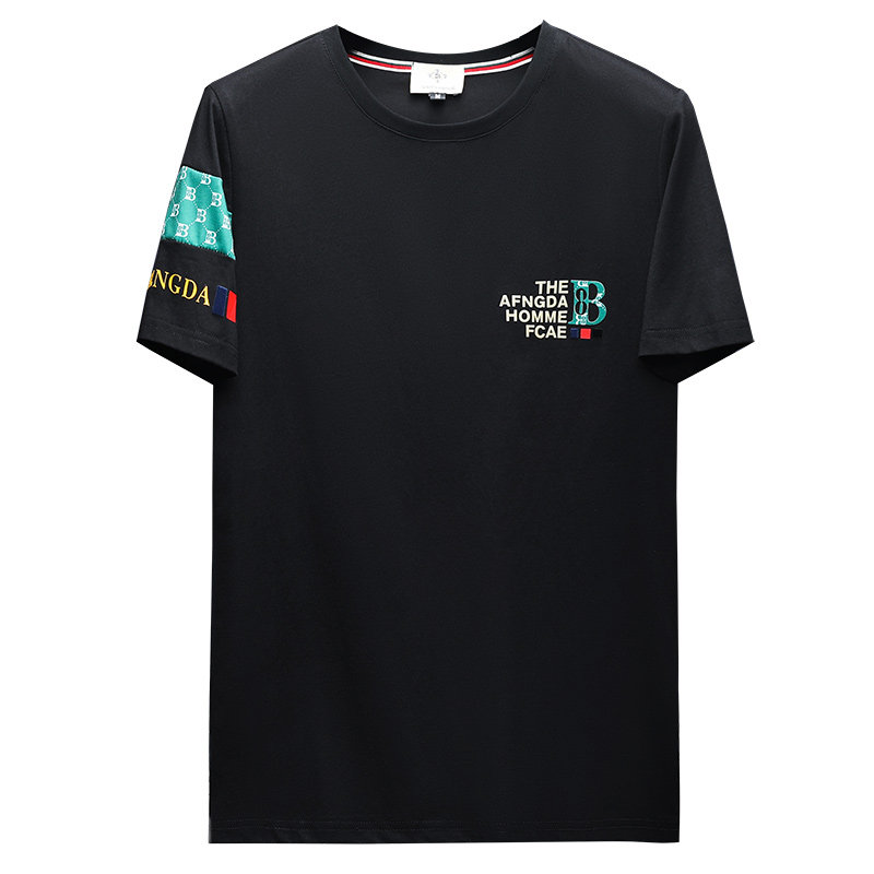 2026夏季新款高端品质丝光棉男士潮流短袖T恤QT6012AFD8383T-P70,男装T恤,阿丰达