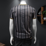 假模夏季新款高端品质丝光棉男士潮流短袖T恤QT3012AFD7093T-P75，男装T恤，钱塘6012(原3012)
