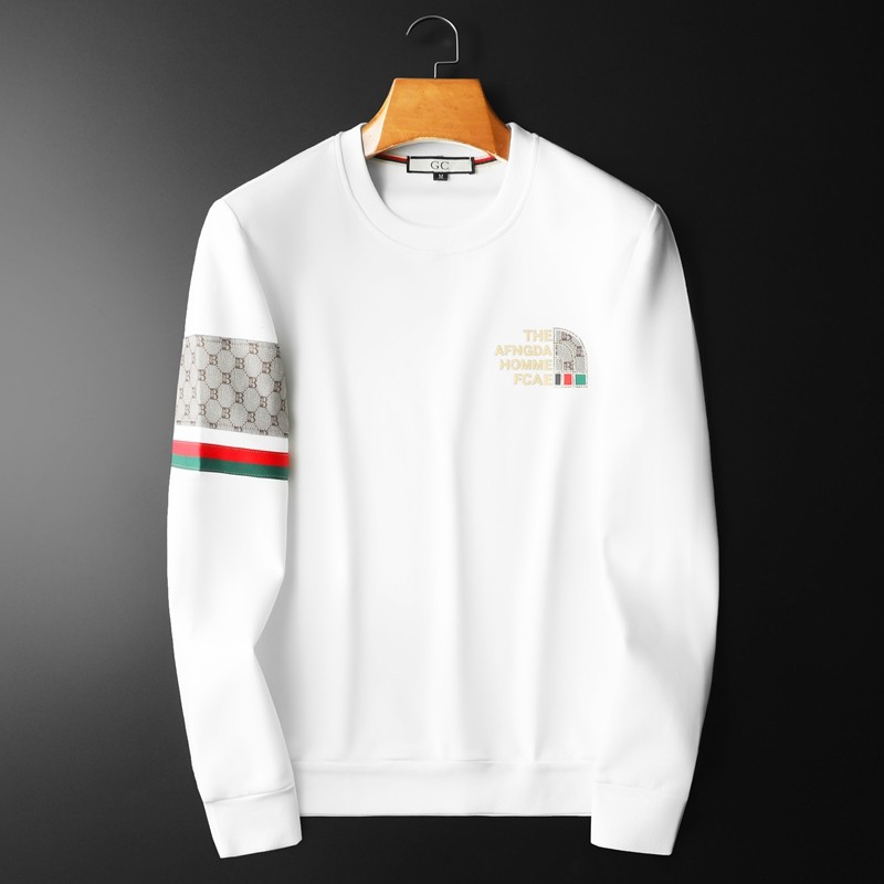 2026新款四季款男士圆领潮流刺绣时尚卫衣QT6012AFD7131Y-P125，男装卫衣，阿丰达