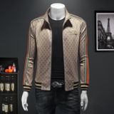 2024新款四季款男士立领潮流刺绣时尚卫衣QT3012AFD7167Y-P145，男装卫衣，钱塘6012(原3012)