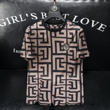 2024夏季新款高端品质丝光棉男士潮流短袖T恤QT6012AFD8380T-P70，男装T恤，钱塘6012(原3012)