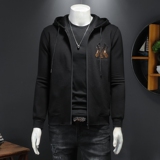 2025假模春款男士连帽开衫潮流卫衣夹克款QT6012AFD2101Y-P160，男装卫衣，阿丰达