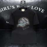 2026夏季新款品质丝光棉男潮流短袖T恤QT6012AFD2643T-P75，男装T恤，阿丰达