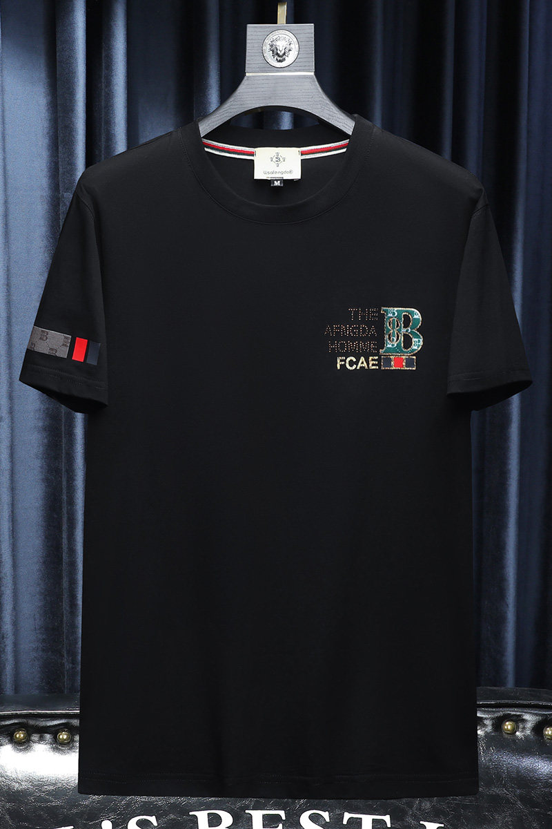 2024夏季新款高端品质丝光棉男短袖T恤微阔版QT6012AFD8534T-P80,男装T恤,阿丰达