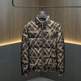 2025新款男士立领开衫时尚潮流羽绒服外套QT6012AFD7806-P310，男装羽绒服，阿丰达