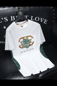 2026夏季新款高端品质丝光棉男潮流短袖T恤 QT6012AFD9978T-P75图片