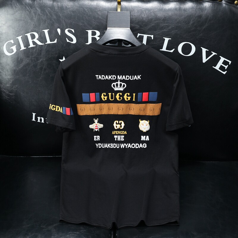 2024夏季新款高端品质丝光棉男士潮流短袖T恤QT3012AFD8364T-P70,男装T恤,阿丰达