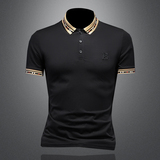 2024假模新款高端品质丝光棉男士潮流短袖T恤QT6012AFD8526T-P80，男装T恤，钱塘6012(原3012)