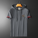 2025夏季新款高端品质丝光棉男士潮流短袖T恤QT3001AFD7013T-P80，男装T恤，阿丰达