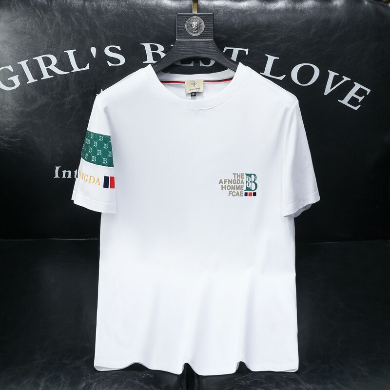 2026夏季新款高端品质丝光棉男士潮流短袖T恤QT6012AFD8383T-P70,男装T恤,阿丰达