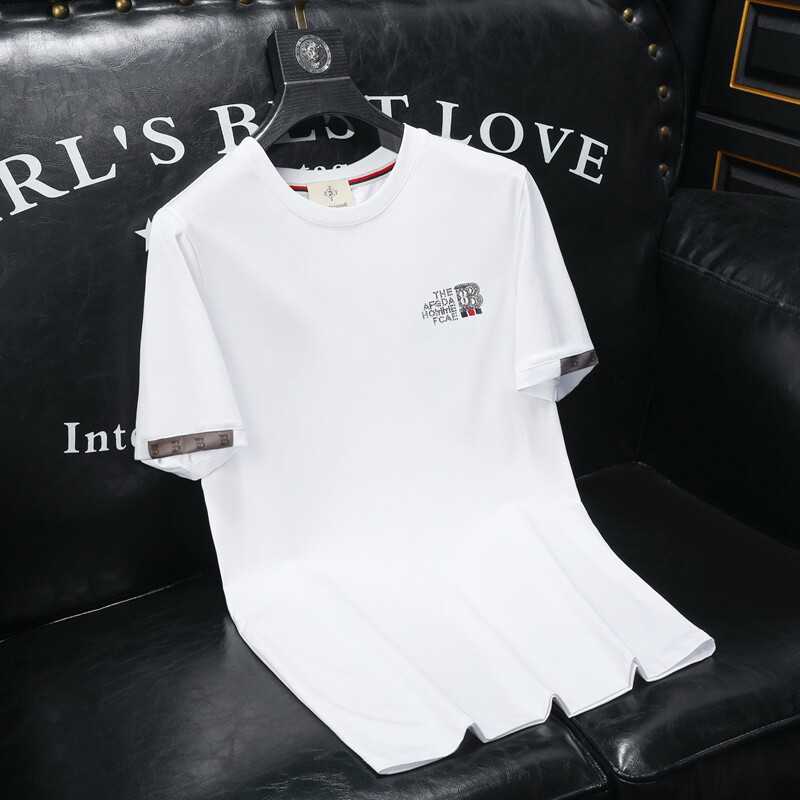 2026夏季新款高端品质丝光棉男士潮流短袖T恤QT6012AFD8551T-P75，男装T恤，阿丰达