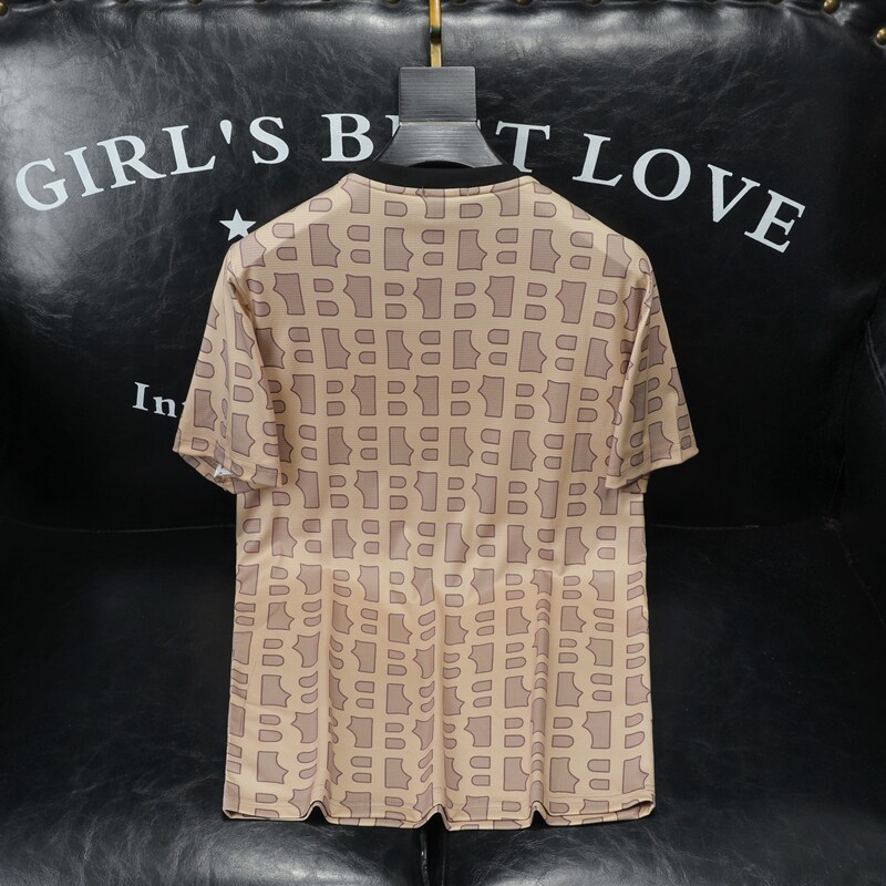 2026夏季新款高端品质丝光棉男士潮流短袖T恤QT6012AFD61021T-P70,男装T恤,阿丰达