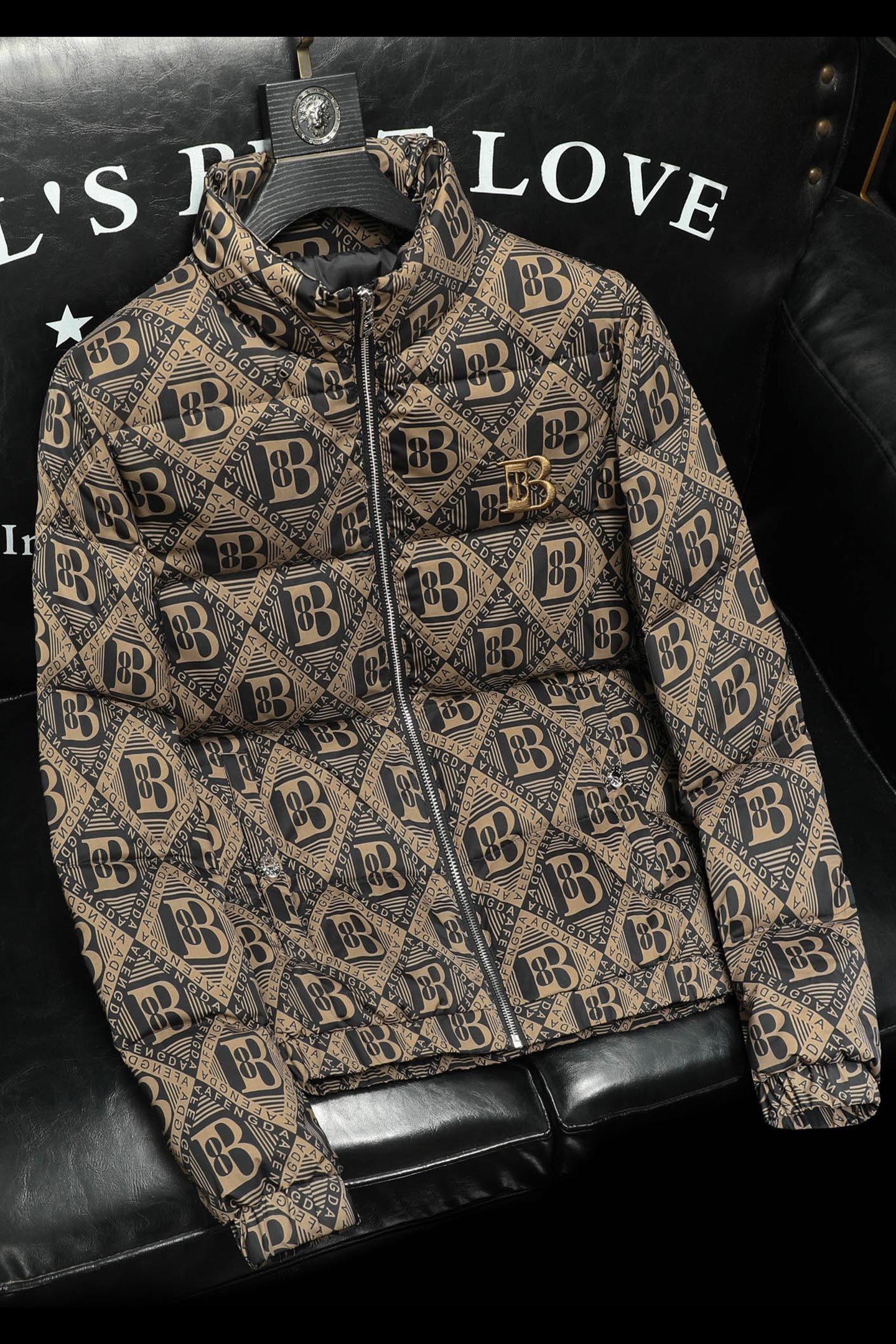2025新款男士立领开衫时尚潮流羽绒服外套QT6012AFD7807-P310,男装羽绒服,钱塘6012(原3012)