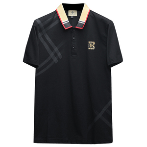 2024夏季新款高端品质丝光棉男士潮流短袖T恤QT6012AFD9908T-P80图片