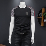 假模夏季新款高端品质丝光棉男士潮流短袖T恤QT3001AFD8075T-P70，商品下架区，钱塘6012(原3012)