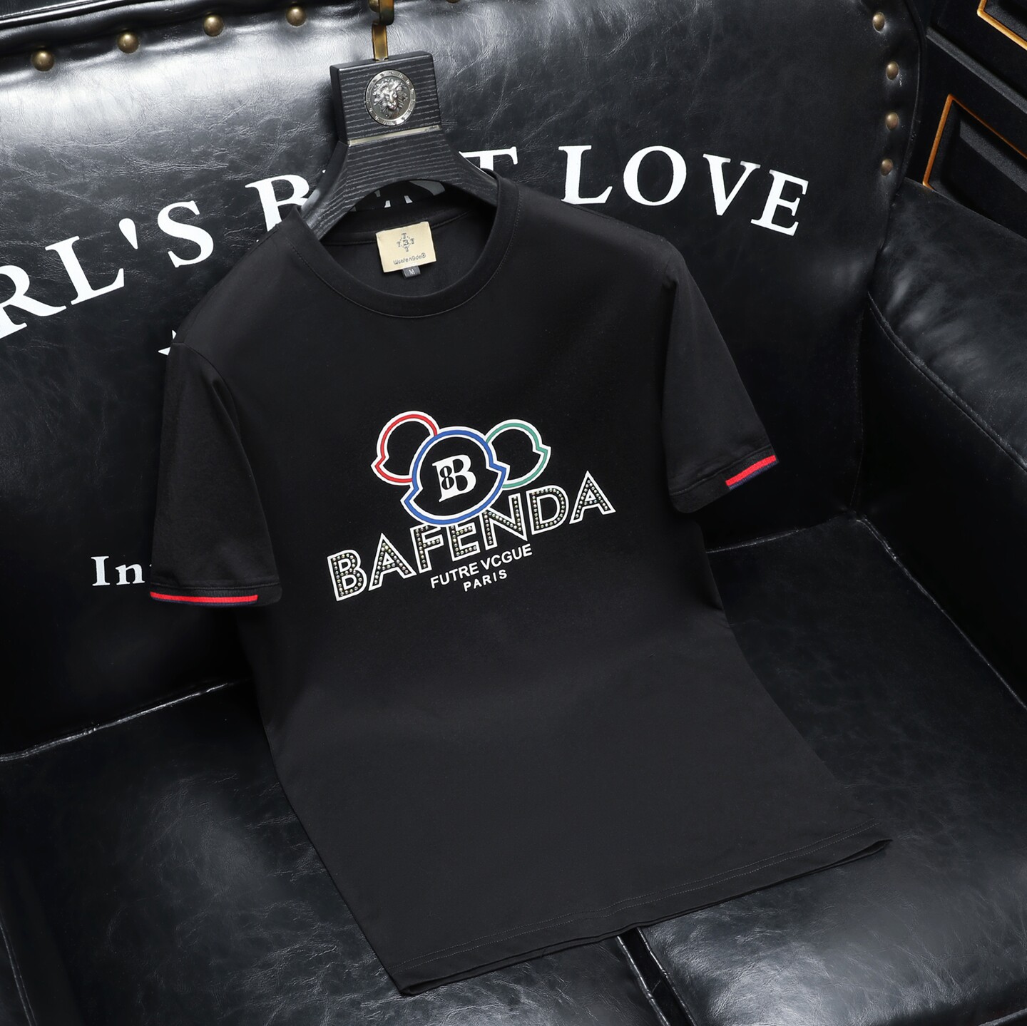 2026夏季新款品质丝光棉男潮流短袖T恤QT6012AFD2618T-P75，男装T恤，阿丰达